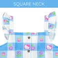thumbnail image 5 of Hello Kitty Square Neck Tank Top and Shorts Outfit Set Gingham Toddler to Big Kid, 5 of 5