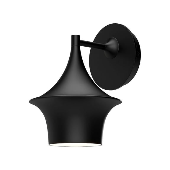 WV523007MB-Alora Lighting-Emiko - 1 Light Bath Vanity-9.63 Inches Tall and 7.13 Inches Wide-Matte Black Finish