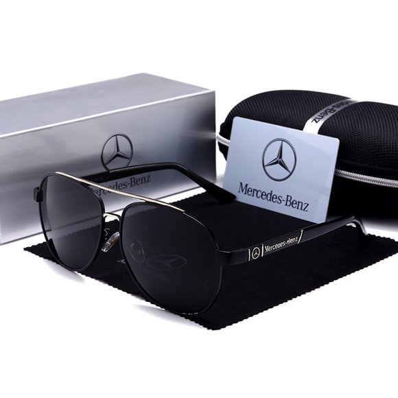 Lunettes de Soleil, Lunettes de Conduite pour Hommes, Lunettes de Conduite Lunettes de Soleil, Lunettes de Conduite pour Hommes, Lunettes de Conduite, Monture Noir Argent avec Verres Gris