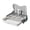 Gray, variant on Dog Potty Tray With Anti-Splash Baffle & Urine Post, Detachable Mesh Leak-Proof Puppy Toilet, Easy Clean Indoor Pet Litter Box For Small Medium Dogs Apartment Daily Use-（Blue）