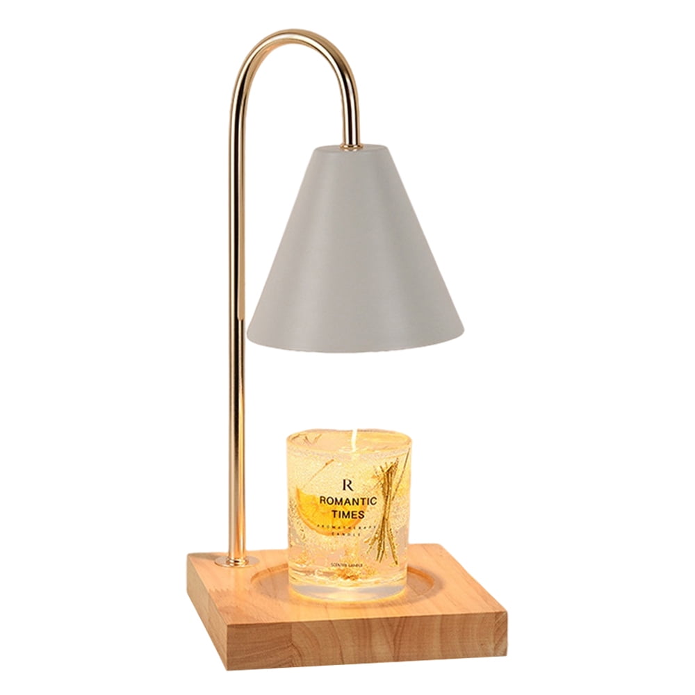 Electric Oil Warmer Wax Tart Burner fragrance lamp  WoodBase & Touch Lamp 