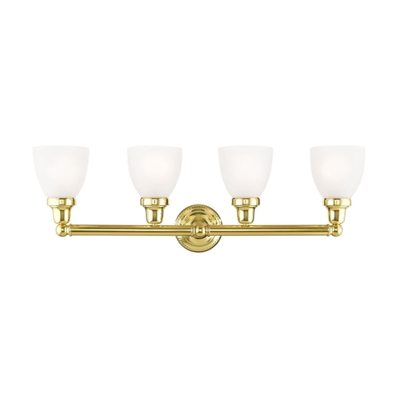 Livex Lighting Classic 4 Bath Light in Polished Brass