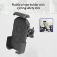 thumbnail image 5 of Automobiles Motorcycles Other Motorcycle Accessories Three-Claw Push-And-Put Frame,Double Locking Belt,Damping Soft Rubber,Universal For Bicycle And Motorcycle Type Riding Mobile Phone Black, 5 of 6