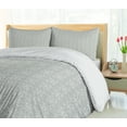 thumbnail image 5 of Ambesonne Abstract Duvet Cover Sets, Soft Tone Petals Design, 2-King, Dust White, 5 of 6