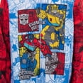thumbnail image 3 of Transformers Pajamas Boys' Battle On Zip Front Fleece Footless Sleeper, 3 of 7