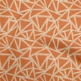 thumbnail image 1 of oneOone Cotton Cambric Orange Fabric Geometric Fabric For Sewing Printed Craft Fabric By The Yard 56 Inch Wide, 1 of 5