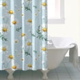 thumbnail image 4 of Waterproof Cute Boho Daisy Shower Curtain 72x72 Inch Boho Style Polyester Unique Shower Curtain for Bathroom Hotel Home Decor with 12 Plastic Hooks, 4 of 5
