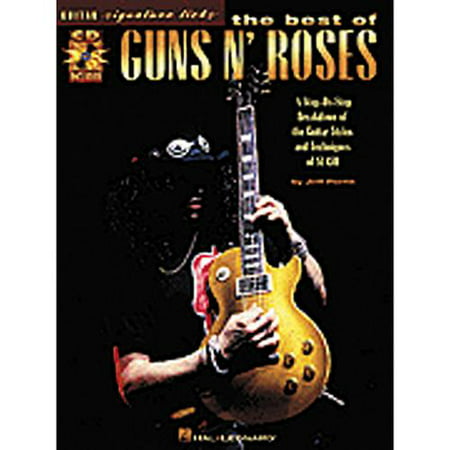 Hal Leonard The Best of Guns N' Roses Guitar Signature Licks Book with