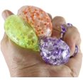 thumbnail image 3 of 1 Pack of 3 Small Amazing 1.5" Confetti Bead with Thick Gel Mold-able Stress Ball - Ceiling Sticky Glob Balls - Squishy Gooey Shape-able Squish Sensory Squeeze Balls OT, 3 of 7