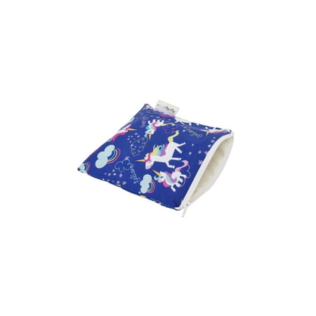 Itzy Ritzy Snack Happens™ Reusable Snack and Everything Bag, Unicorn Dreams, (Best Reusable Snack Bags)