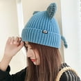 thumbnail image 4 of EQWLJWE Women Winter Cute Animal Cat Hat Crochet Beanie Hats Photography Knitted Hat Cap Plush Hat Holiday Clearance, 4 of 5