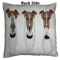 thumbnail image 2 of ABPHQTO See No Evil Hear No Evil Speak No Evil Dog Reversible Mermaid Sequin Pillow Case Home Decor Cushion Cover 20x20 Inch, 2 of 2