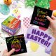 thumbnail image 3 of Art Set Purple Lady Bug 150 Rainbow Scratch Notes para niños, 3 of 8