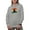 Heather Grey, variant on I Work Hard So My Cat Can Have a Better Life, Kitty Owner, Parent, Mom or Dad, White Hooded Sweatshirt or Hoodie, 3XL