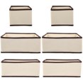 thumbnail image 1 of WHAMVOX 6Ud Organizadores Para Cajones De Ropa Interior Y Prendas En Material Resistente, 1 of 6