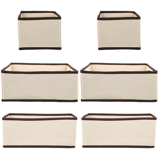 WHAMVOX 6Ud Organizadores Para Cajones De Ropa Interior Y Prendas En Material Resistente