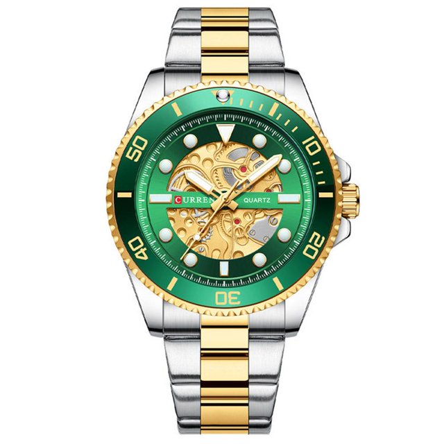 RELOJ CURREN ANÁLOGO VINCCI MAQUINARIA EXPUESTA RESISTENTE AL AGUA Curren Watches RELOJ CURREN VINCCI
