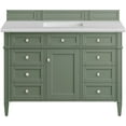 thumbnail image 6 of James Martin Vanities 650-V48-3Af Brittany 48" Single Basin Poplar Wood Vanity Set - Green, 6 of 7