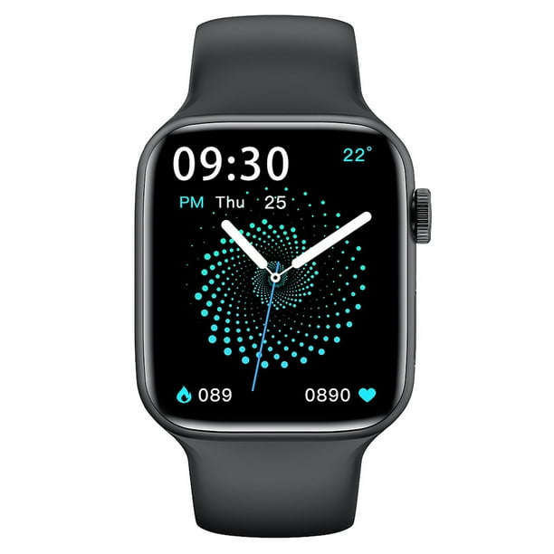 Smart Watch Bluetooth Call Sport Pulsera Ritmo cardíaco Oxígeno en sangre Rastreador de ejercicios Detector de sueño, Negro Vogacara EL001953-04