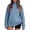 Blue, variant on Women's Turtleneck Cable Knit Sweater, Loose Plus Size Pullover Long Sleeve Chunky Warm Outerwear Coat, Pink, 4XL
