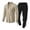 Brown, variant on Medieval Clothing Set Clothing Set with Linen Shirt Medieval Shirt Medieval Pants with Ankle Strap Relaxed Fit Pant Suits (Men's) Size S