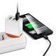 thumbnail image 5 of Cargador rápido de pared 3 USB multipuerto 5V / 9V / 12V Cargador inteligente para teléfono de viaje 3 puertos Enchufe de EE. UU. Inevent DZ5231-06B, 5 of 5