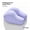 Purple, variant on Homenest Ergonomic Memory Foam Pillow Multi Use Bed Rest Support for Reading Gaming Napping Neck Knee Cushion Travel，Purple