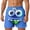 Z103-Blue, variant on XINPING Mens Board Shorts Retro Athletic Funny/novelty Print Quick-Dry Spring Break Swim Trunks with Pockets Upf 50+ Sun Protection Swimwear Bathing Suits