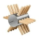 thumbnail image 1 of Máquina desplumadora de plumas de pollo, desplumadora de aves, estable, multiusos, portátil, ahorro de trabajo para gallinas de Guinea, aves de corral 24 dedos grandes SM SunniMix Desplumadora de pollos, 1 of 7