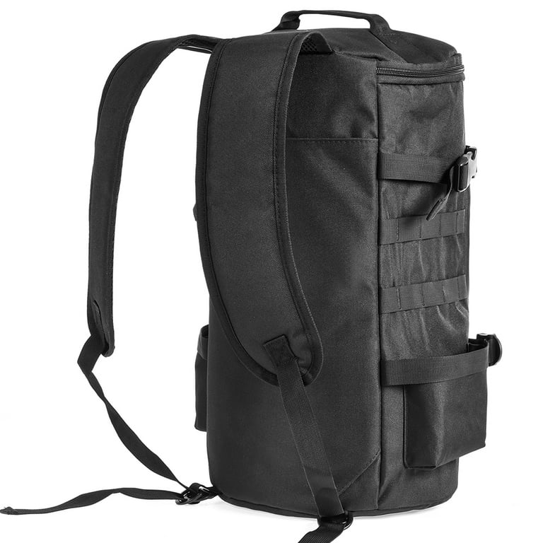 Multi-Purpose Fishing Backpack Outdoor Travel Fishing Rod Reel Tackle Bag Shoulder Bag Luggage Bag, Men's, Size: Small, Black