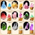 thumbnail image 3 of HOGOKIDS 9-Pack Crystal Rock Building Set with LED Lights, 1170 Pcs Colorful Gemstone Mineral Collection Architecture Kit, Creative DIY Desk Decor Gift for Kids and Adults, 3 of 10