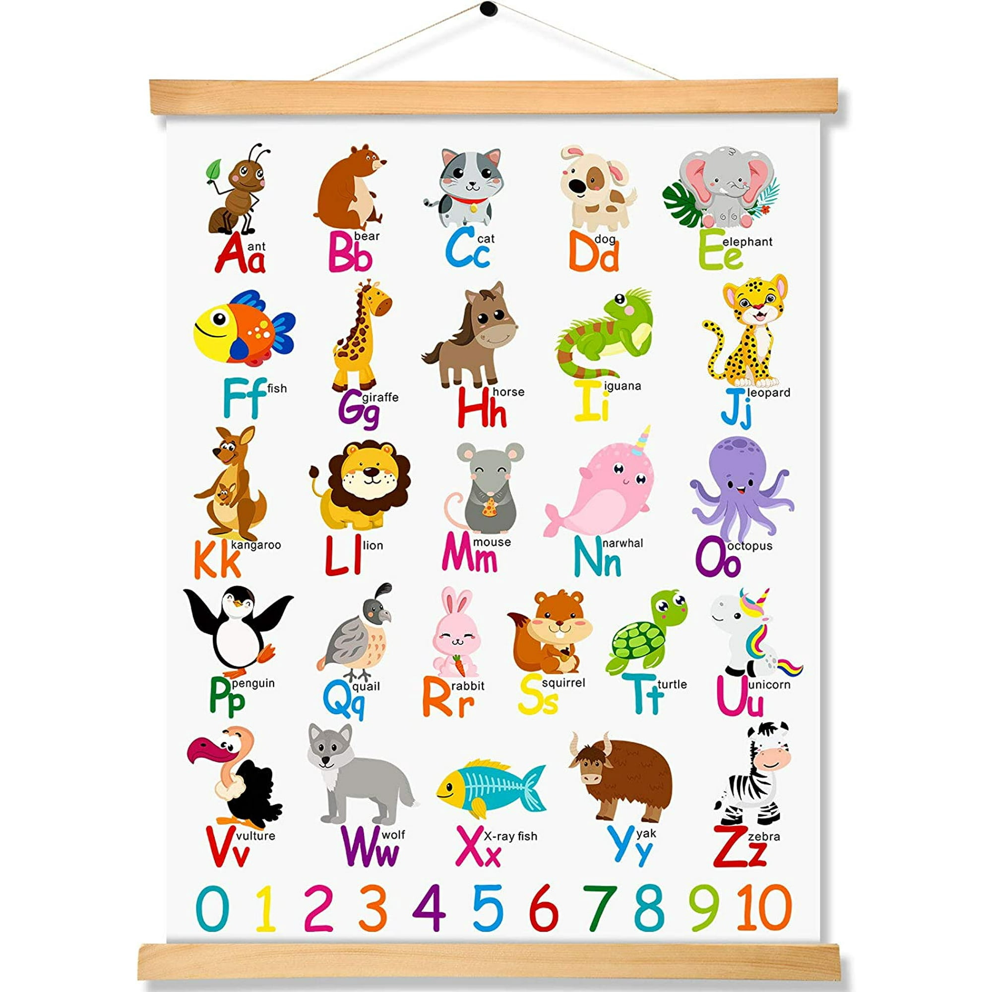 Alphabet Animals Poster ABC Canvas Wall Art Prints Educational Alphabet Chart Wall Hanging for Kids Classroom Bedroom Playroom Nursery Kindergarten Decor Frame x inch | Walmart Canada Alphabet Animals Poster ABC Canvas Wall Art Prints Educational Alphabet Chart Wall Hanging for Kids Classroom Bedroom Playroom Nursery Kindergarten Decor Frame x inch | Walmart Canada