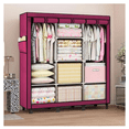 thumbnail image 1 of Closet Armable Armario Zapatero Ropero Organizador De Ropa De Acero Inoxidable Xtellar Color Rosa, 1 of 3