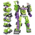 thumbnail image 2 of modelo de transFormación 6 en 1, juguetes Devastator, Figura de acción, Robot, vehículo de ingeniería de plástico, el mejor regalo para la educación de los niños, 2 of 4