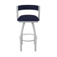 thumbnail image 5 of 861 Artemis 30" Swivel Bar Stool with Anodized Nickel Finish and Canter Twilight Seat and Back, 5 of 5