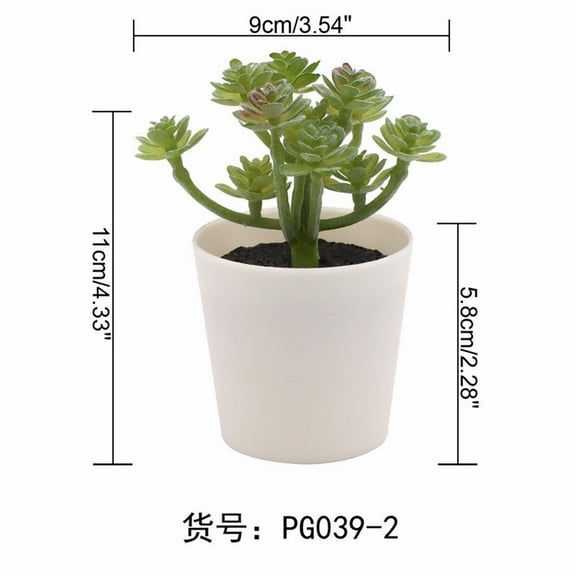 Casaio Artificial Potted Plants Uguisu Small Mini Plants Succulents Artificial Succulents Plastic Simulation Plants Pots Bathroom Farmhouse Cubicle Decoration. Faux Plants