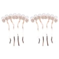 thumbnail image 1 of 2pcs Bridal Side Comb Clip Pearl Wedding Hair Comb Clip Side Comb Hairpin, 1 of 8