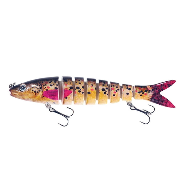 Swimbaits Pêche en Eau Douce et Salée Swimbait Réaliste pour Truite Pêche Lente pour Hommes