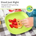 thumbnail image 2 of Re-Play Toddler Plates - 7 inch Deep-Walled Flat Kids Plates - Dishwasher & Microwave Safe - Made in the USA - Set of 3 - Tulip, 2 of 11