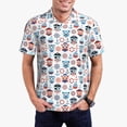thumbnail image 1 of Fotbe Nautical And Pirate Owls Camiseta Polo de Golf para Hombre con Estampado – Camisa Deportiva Transpirable con Cuello Abotonado-3X-Large, 1 of 6
