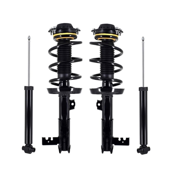 Set Front Quick Complete Strut-Coil Spring-Rear Shock Absorber For 2018-2020 GMC Terrain Diesel, Denali