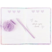 3C4G: Imagination Land Wild Style Plush Journal & Pen - 192 Pages, Pink-Purple-Monster Design, Sketch, Diary, Three Cheers For Girls, Kids Ages 6+
