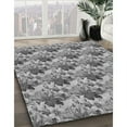 thumbnail image 2 of Ahgly Company Indoor Rectangle Patterned Gray Cloud Gray Area Rugs, 2' x 3', 2 of 6
