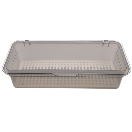 SHOWERORO Large Kitchen Drawer Organizer Tray Transparent Pp 1Pcs