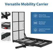 Orion Motor Tech Foldable Electric Wheelchair Hitch Carrier Mobility Scooter Folding Loading Ramp