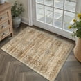 thumbnail image 3 of BERTHMEER 2'x3' Small Area Rugs for Kitchen Bedroom Entryway Dorm Entrance Bathroom Vintage Non Slip Washable Traditional Oriental Rugs,Blue Brown, 3 of 6