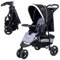 Costway 3 Wheel Foldable Baby Kids Travel Stroller