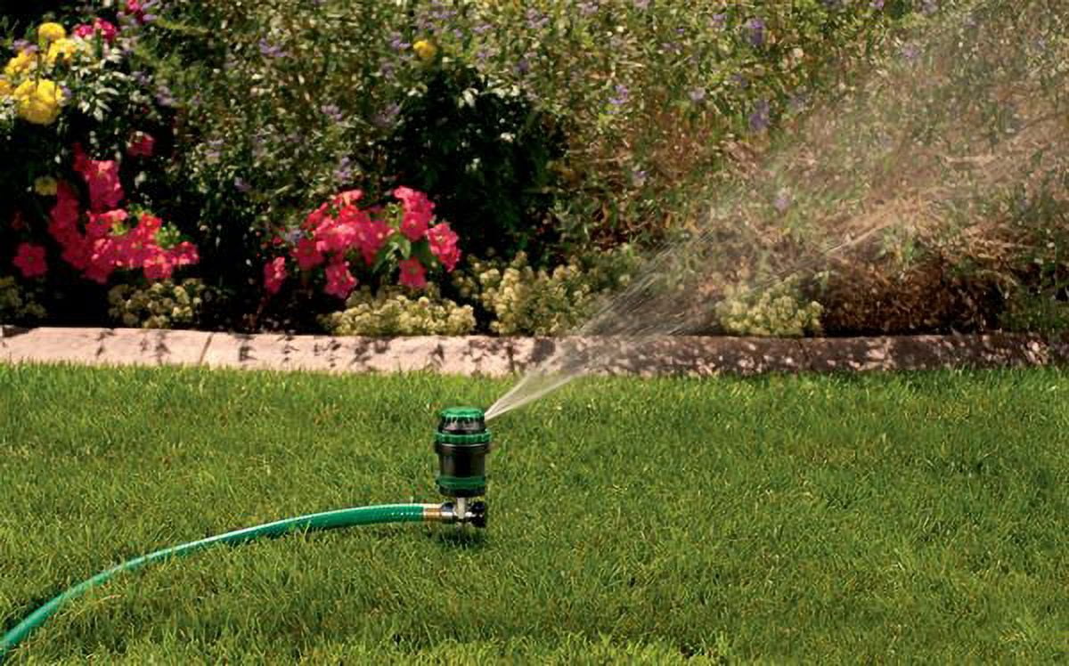 Orbit H20 65 ft Gear Driven Lawn Sprinkler, 6 Spray Patterns