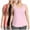 Pink1, variant on Kovlvoll 3pc Plus Size Tank Tops for Women Crew Neck Sleeveless Tshirts Summer Casual Loose Camisole Top