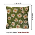 thumbnail image 4 of White Daisy Bloom with Grace Spring Pillow Covers  Green Spring Summer Decorations Home Sweet Home Farmhouse Throw Cushion Case for Home Sofa Couch, 4 of 7